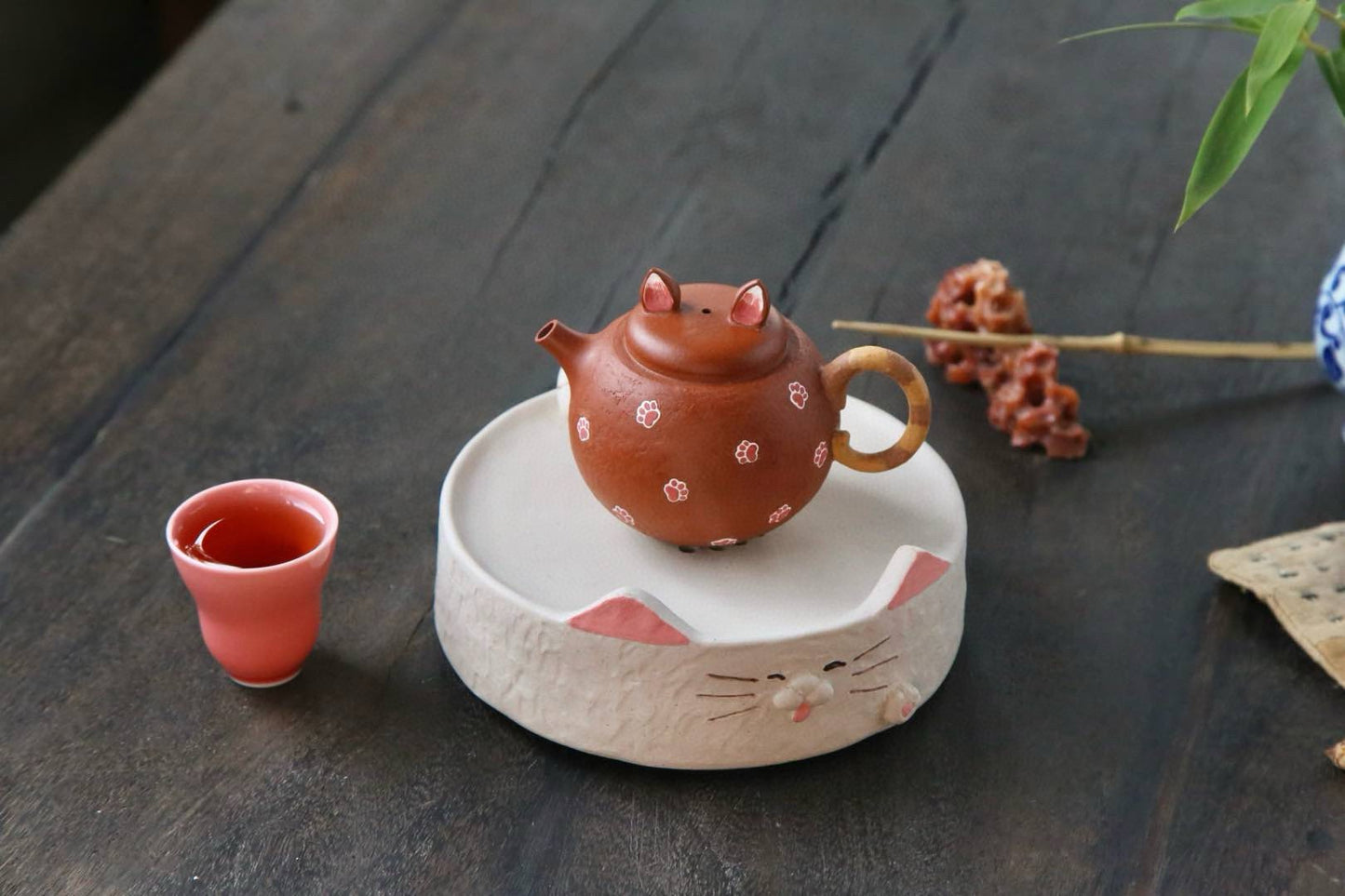 Biomorphic Cat (仿生小猫咪壶) Yixing Zisha Teapot 150ML