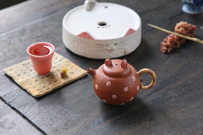 Biomorphic Cat (仿生小猫咪壶) Yixing Zisha Teapot 150ML