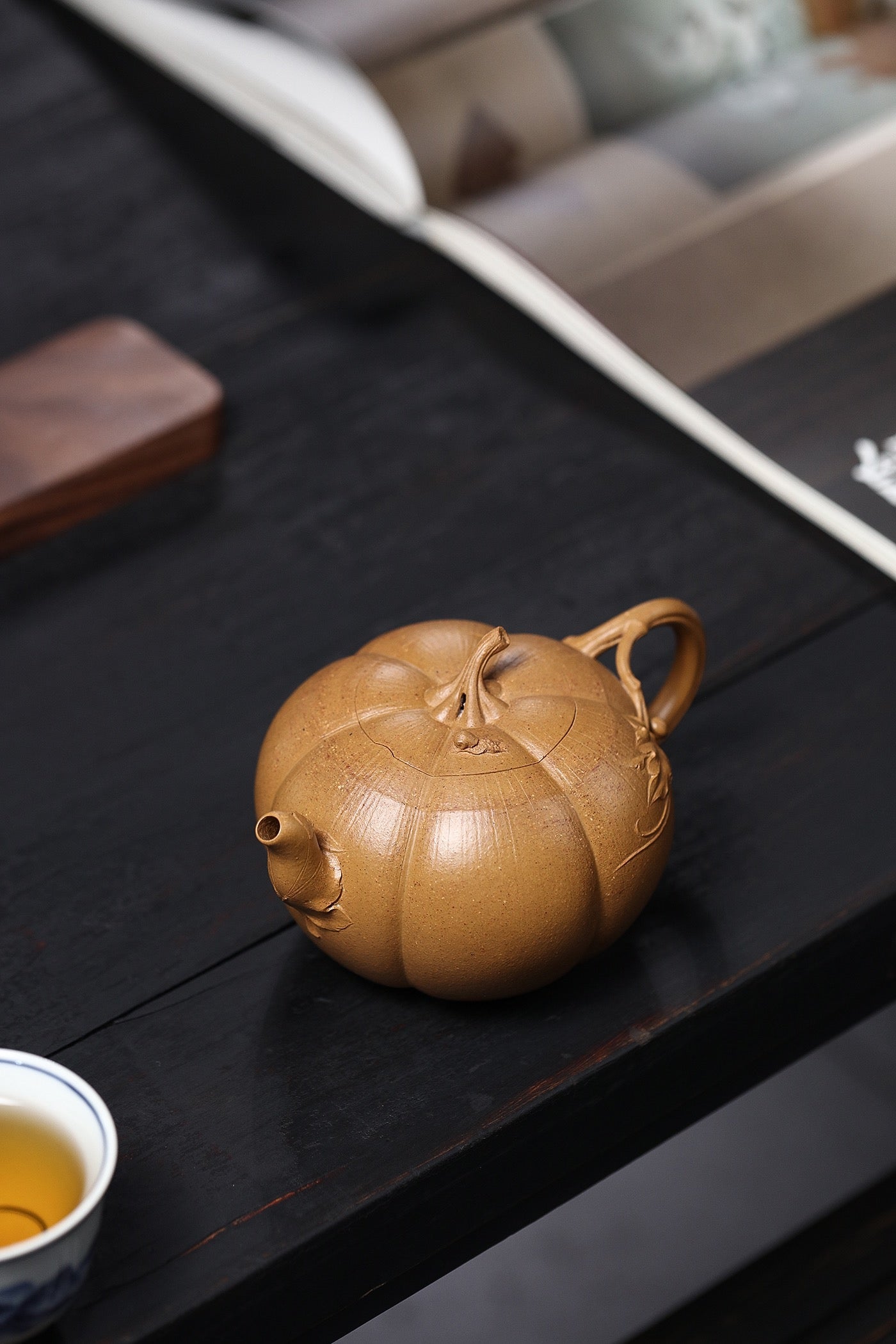 Bionic Round Pumpkin (仿生圆南瓜) Yixing Zisha Teapot 330ML