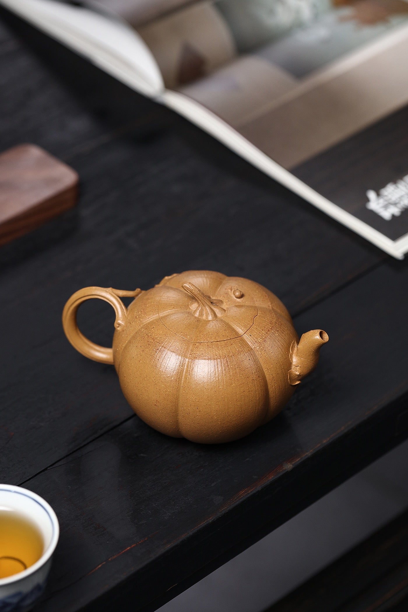 Bionic Round Pumpkin (仿生圆南瓜) Yixing Zisha Teapot 330ML