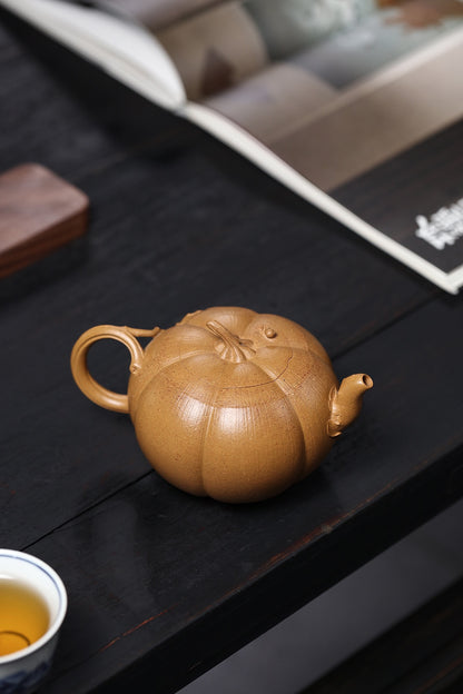 Bionic Round Pumpkin (仿生圆南瓜) Yixing Zisha Teapot 330ML