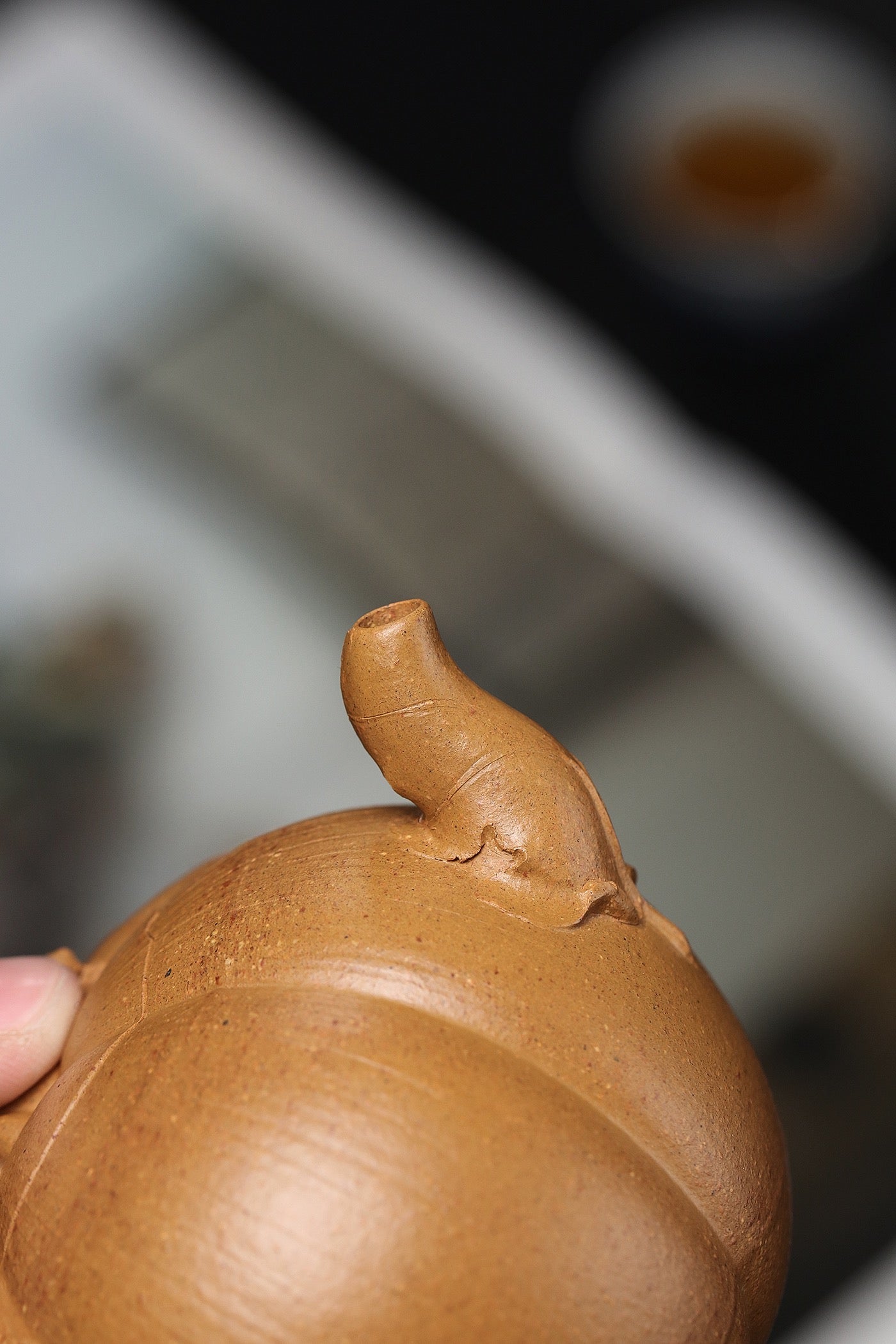 Bionic Round Pumpkin (仿生圆南瓜) Yixing Zisha Teapot 330ML