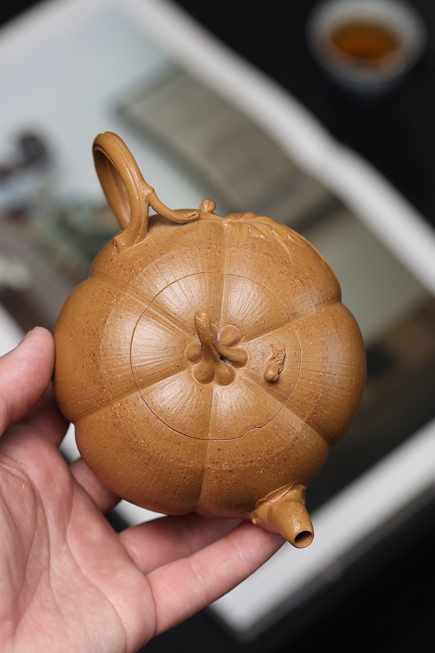 Bionic Round Pumpkin (仿生圆南瓜) Yixing Zisha Teapot 330ML