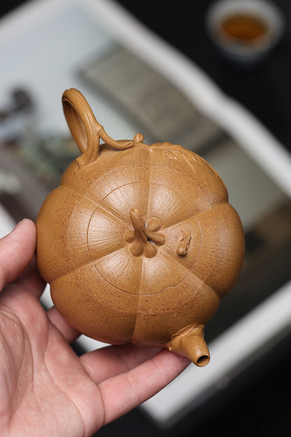 Bionic Round Pumpkin (仿生圆南瓜) Yixing Zisha Teapot 330ML