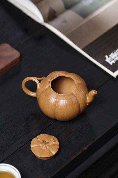 Bionic Round Pumpkin (仿生圆南瓜) Yixing Zisha Teapot 330ML