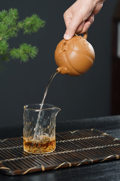 Bionic Tall Pumpkin (仿生高南瓜) Yixing Zisha Teapot 380ML