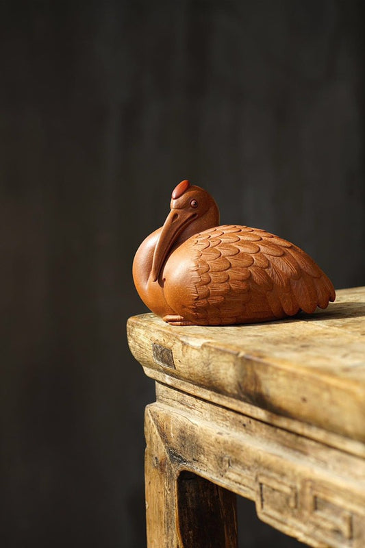 Celestial Crane (仙鹤茶宠) – Yixing Zisha Tea Pet