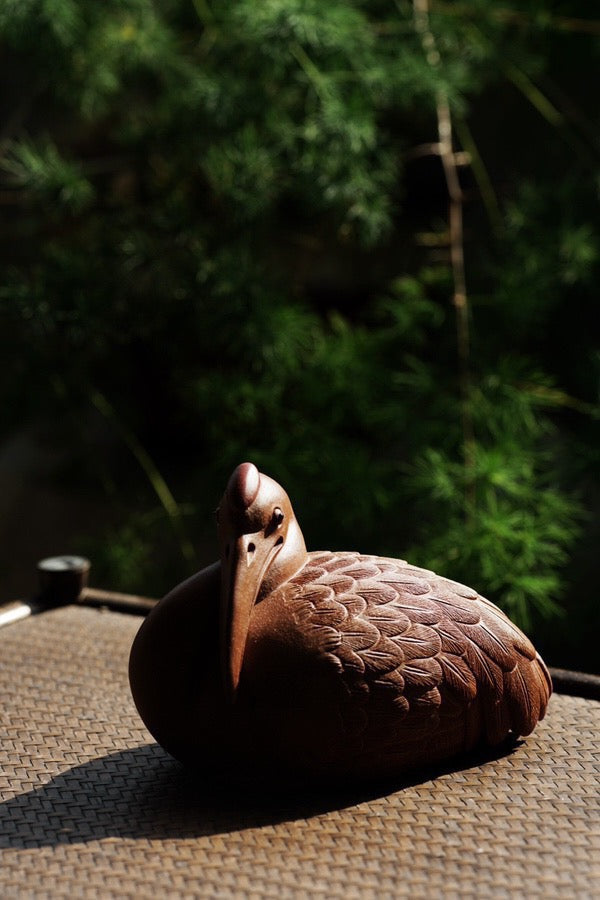 Celestial Crane (仙鹤茶宠) – Yixing Zisha Tea Pet