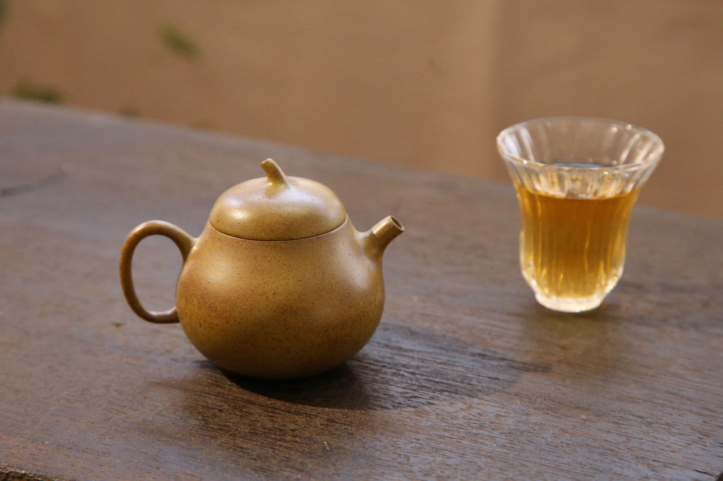 Chai Shao Small Golden Gourd (柴烧小金瓜) Yixing Zisha Teapot 120ML