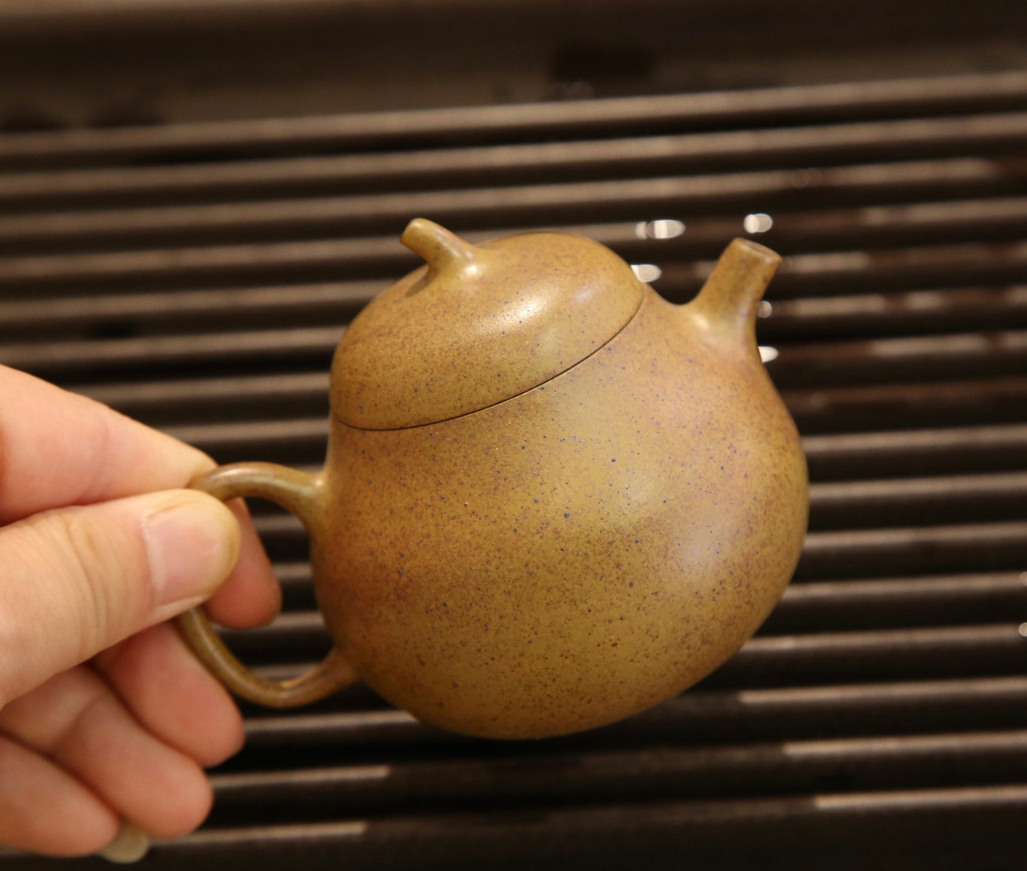 Chai Shao Small Golden Gourd (柴烧小金瓜) Yixing Zisha Teapot 120ML