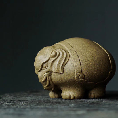 Classic Elephant Sculpture (大象茶宠) Yixing Zisha Teapet