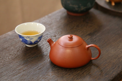 Da Sheng Piao （大生瓢） Yixing Zisha Teapot (Designed by the renowned artist Mr. Da Sheng 160ML)