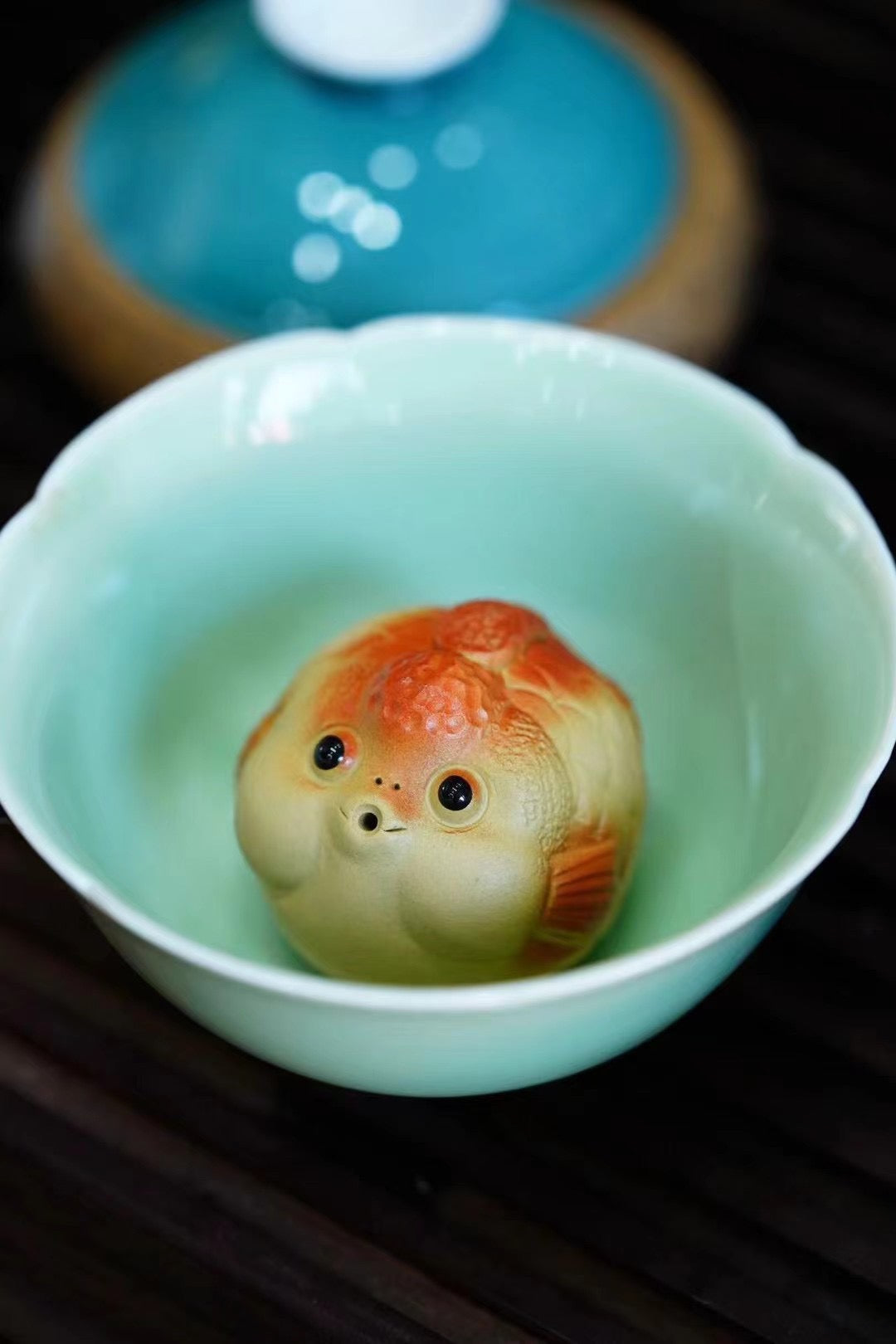 Little Goldfish (小金鱼茶宠) Yixing Clay Tea Pet（副本）1