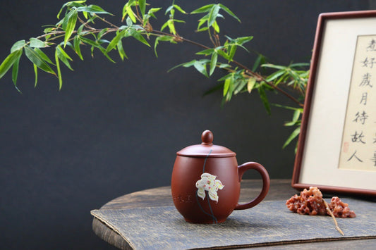 Lotus Flower（莲花紫砂盖杯） Yixing Clay Covered Cup 400ML