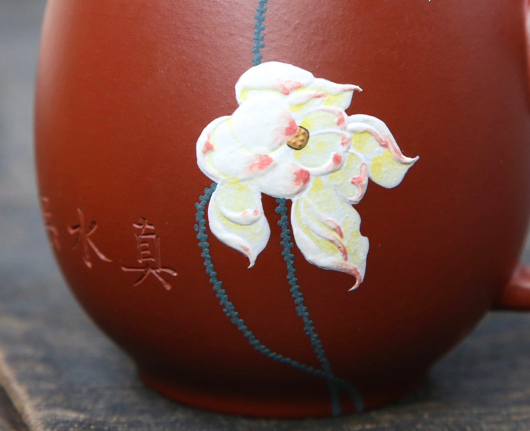 Lotus Flower（莲花紫砂盖杯） Yixing Clay Covered Cup 400ML
