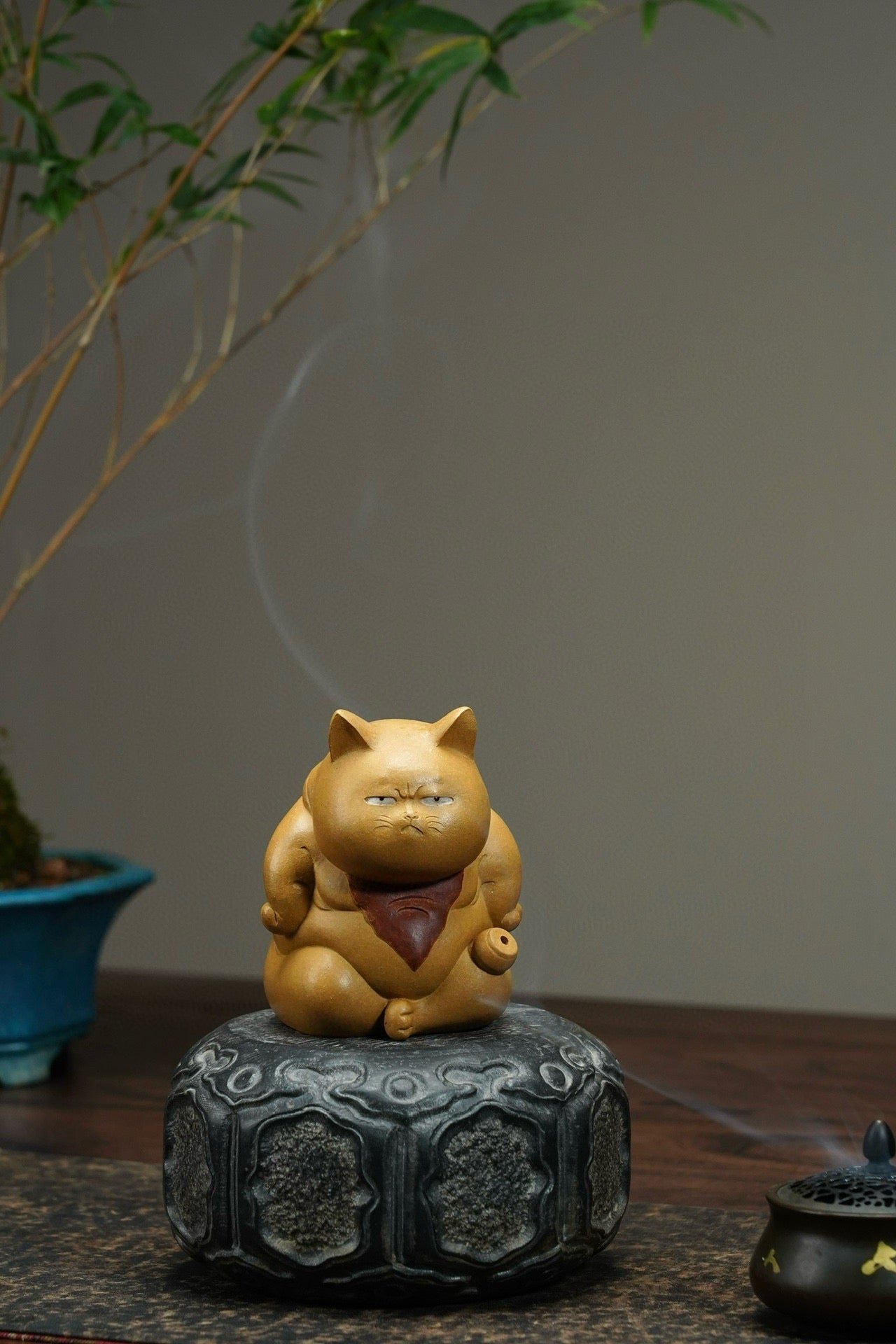 Lucky Cat (招财猫) Yixing Zisha Tea Pet