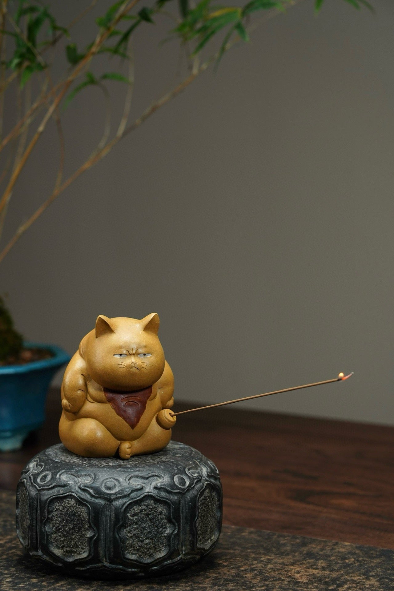 Lucky Cat (招财猫) Yixing Zisha Tea Pet