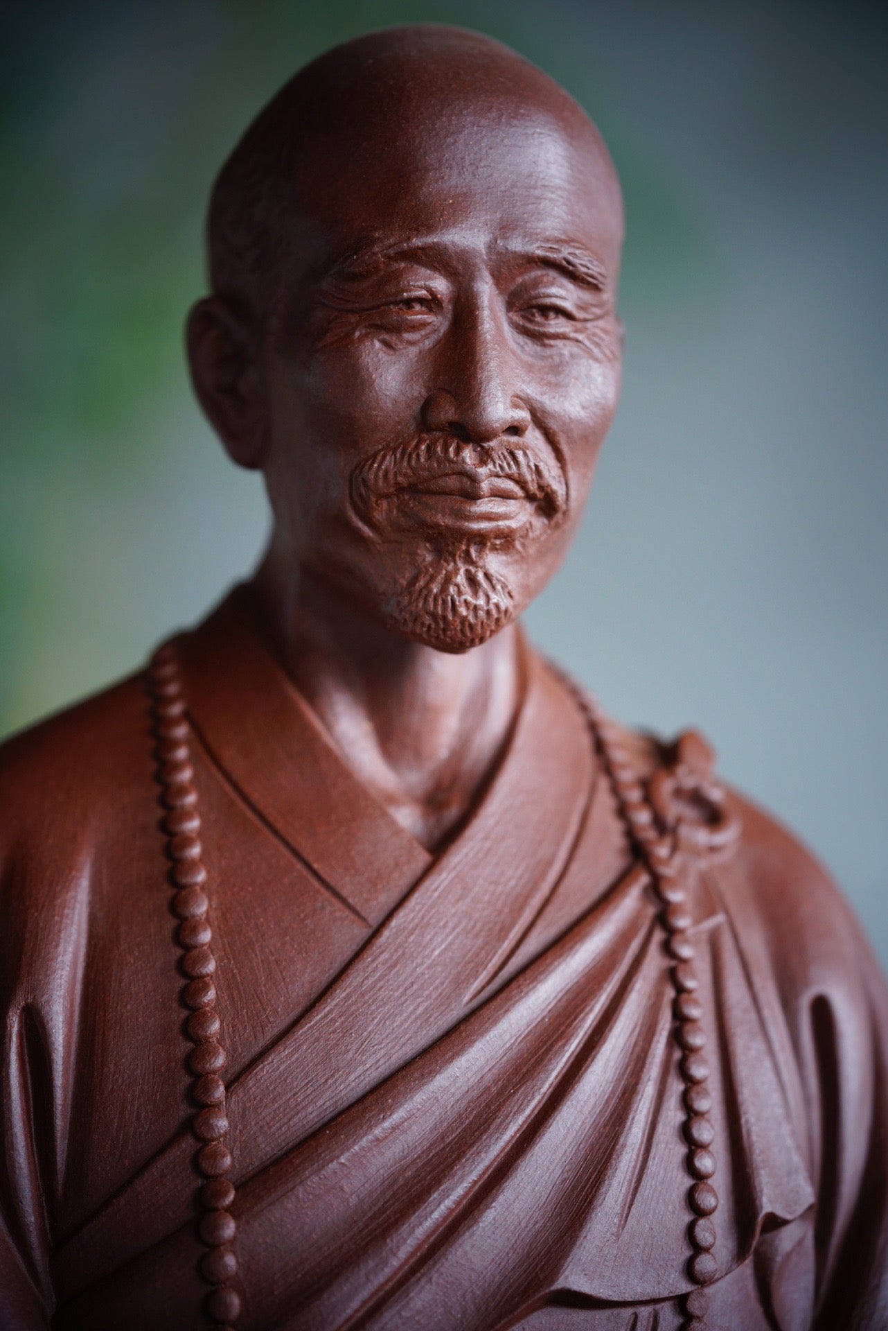Master Hongyi Yixing Zisha Figurine (弘一法师雕塑摆件)