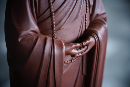 Master Hongyi Yixing Zisha Figurine (弘一法师雕塑摆件)