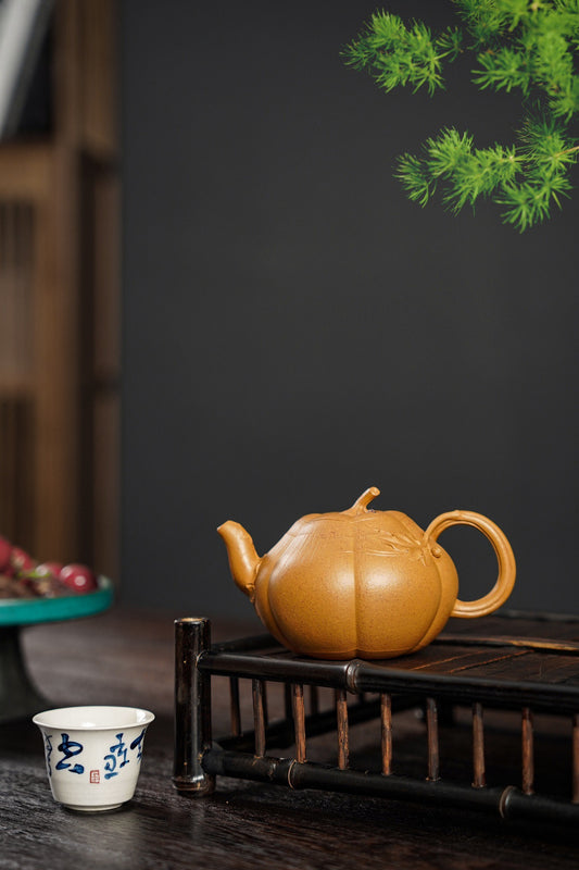 Pumpkin Teapot (南瓜壶) Yixing Zisha Teapot 300ML