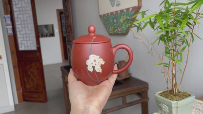 Lotus Flower（莲花紫砂盖杯） Yixing Clay Covered Cup 400ML